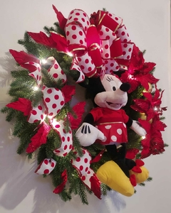 Guirlanda Minnie Luxo com Led e Som - 60cm na internet