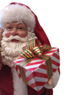 Papai Noel Caixa/Saco de Presentes - 35cm - comprar online