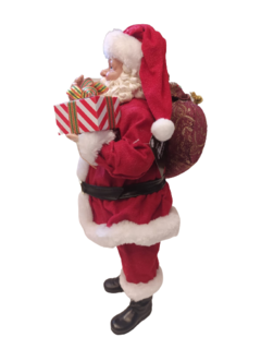 Papai Noel Caixa/Saco de Presentes - 35cm na internet