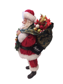 Papai Noel Presentes/Guirlanda - 35cm na internet