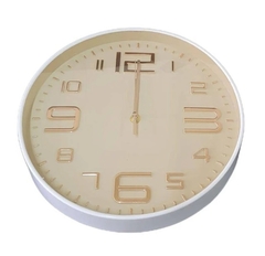 Relógio de Parede Números Bronze - 29,5cm na internet