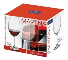 Imagem do Jogo com 6 Taças Martina Cristal Bohemia - 450ml