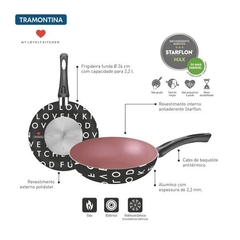 Frigideira Funda My Lovely Kitchen Tramontina - Ø24cm - Design Gallery Santos 