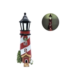 Farol Natalino com Led Color - 28cm - Design Gallery Santos 