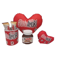 Conjunto Dia dos Namorados com Nutella na internet