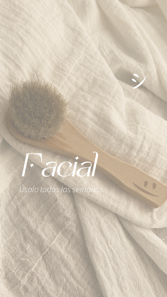 Cepillo facial Circular - Cerdas naturales - comprar online