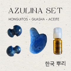 AZULINA SET - Guasha+ Honguitos + Aceite