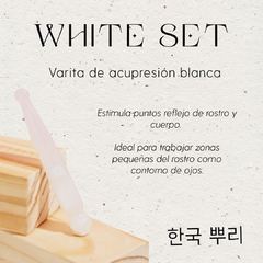 Black and WHITE SET: Honguitos onix - Guasha clásica 2- Varita bian - The Korean Root