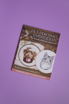 Livro [em inglês] Pet Portrait Embroidery - Michelle Staub @stitchingsabbatical - loja online