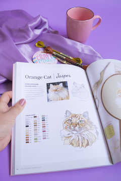 Imagem do Livro [em inglês] Pet Portrait Embroidery - Michelle Staub @stitchingsabbatical