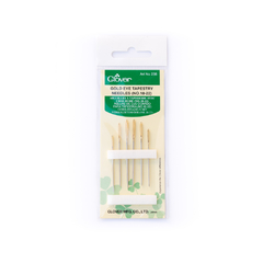 Agulhas Gold Eye Tapestry Needles n. 18-22 - Clover