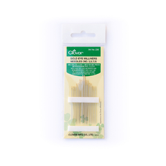 Agulhas Gold Eye Milliners Needles - n. 3,5,7,9 - Clover