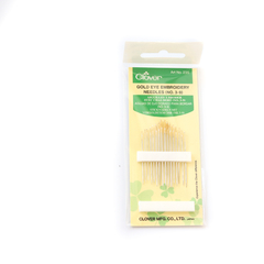 Agulhas curtas Gold Eye Embroidery Needles n. 3-9 - Clover - comprar online