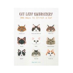 Livro [em inglês] Cat Lady Embroidery: 380 Ways to Stitch a Cat