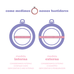 Bastidor Silicone Efeito Madeira - Oval na internet