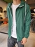 campera aurora - regular - tela parachute - rompe viento - forrada en su interior - ( verde ingles )