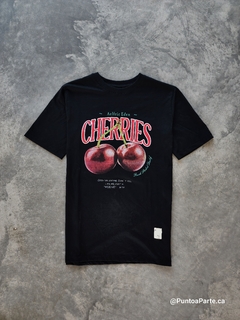 remeras cherries oversize (negro)