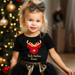 Remera feliz navidad niña