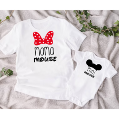 Matchy Personalizado Mama Mouse, Mini Mouse Orejas