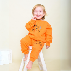 Conjunto Friza Naranja Mama´s Girl