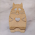 Porta Celular Gatito con Corazón - 17x9x10 cm (mdf 3 mm) - MDF0253 - comprar online