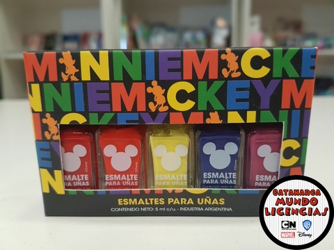 Kit de Esmaltes Mickey Rainbow Disney Collection