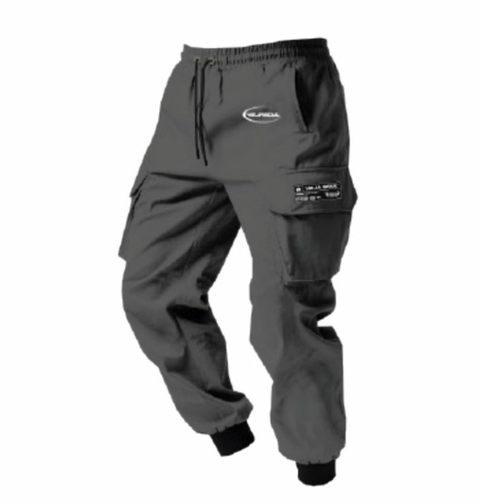 Pantalón Cargo Gabardina VS Grey Logo