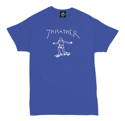 Remera Thrasher Gonz Azul Francia