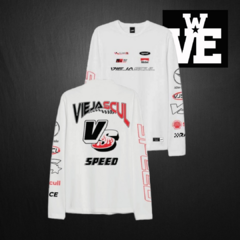 Remera Mangas Largas VS Speed White - VSRML-1036 en internet