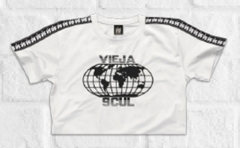 Remera Crop Top VS World White