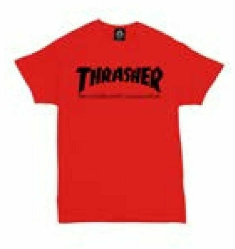 Remera Thrasher Skatemag Roja