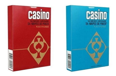 NAIPES CASINO POKER 54 PLASTIFICADOS