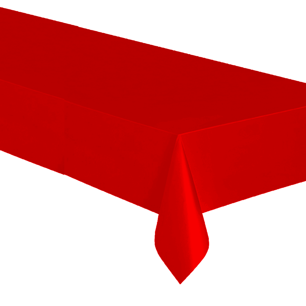 Mantel de Plástico Rojo ⋆ Kboom