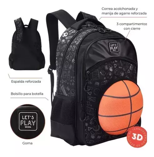 MOCHILA BASQUET 3D Comprar en Puercoespin Store