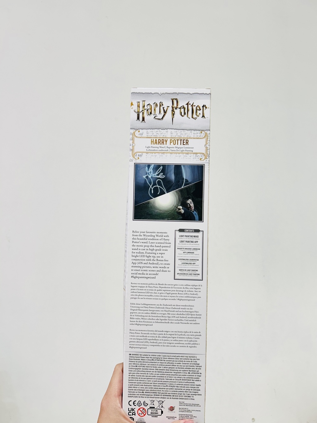 Baguette lumineuse Light Painting Harry Potter