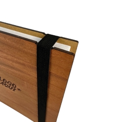 Cuaderno Premium tapa de madera (Opc. Logo, frase o nombre) - comprar online