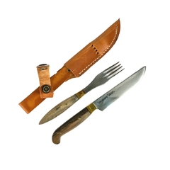 Juego Cuchillo y tenedor 24 cm (Opc. Logo, frase o nombre)