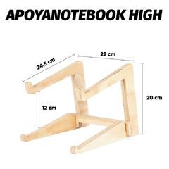 Soporte Apoya Notebook y teclado (Opc. Logo, frase o nombre) en internet