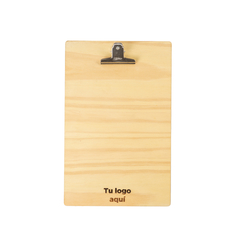 Tabla Porta Hojas A5 con logo - comprar online