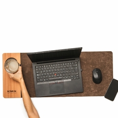 Deskpad con posavaso (Opc. Logo, frase o nombre) - Komuk Argentina