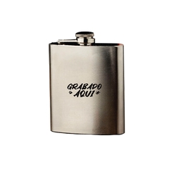 Petaca acero inox. 200 ml (Opc. Logo, frase o nombre)