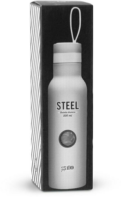 Botella Steel (Opc. Logo, frase o nombre) - tienda online