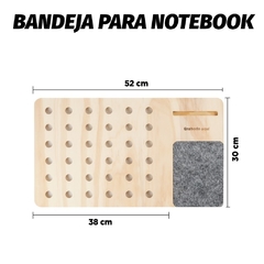 Bandeja Para Notebook (Opc. Logo, frase o nombre) - Komuk Argentina