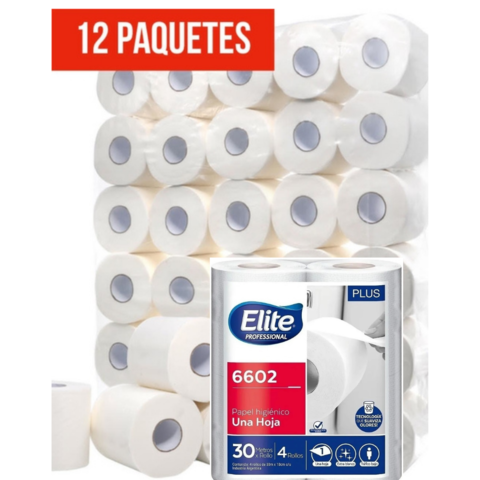 BOLSÓN ELITE PAPEL HIGIENICO SIMPLE HOJA X 30MTS