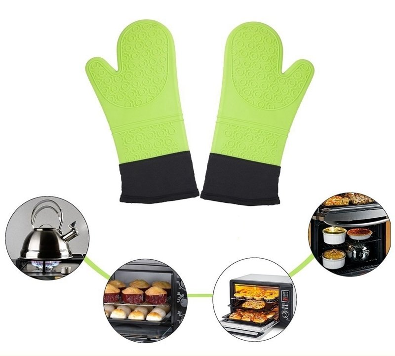2 Manoplas guantes de Silicona para horno cocina - Opaa!