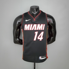 Camisa Miami Heat Silk - Wade 3, Butler 22, Herro 14