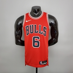 75 ANOS - Camisa Chicago Bulls 2021 Silk - Lavine 8, Jordan 23, DeRozan 11, Rodman 91