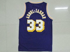 Camisa Los Angeles Lakers Retrô - Bryant 8/24, Johnson 32, Chamberlain 13, Abdul-Jabbar 33