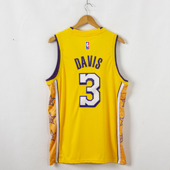 Camisa Los Angeles Lakers City Edition James 23, Davis 3, Bryant 24 - loja online