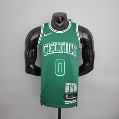 75 ANOS - Camisa Boston Celtics Silk - Tatum 0, Brown 7 - loja online